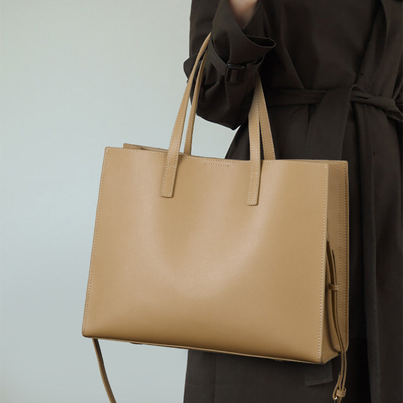 包包通勤大包女2023新款女包大容量手提斜挎托特包真皮女士公文包