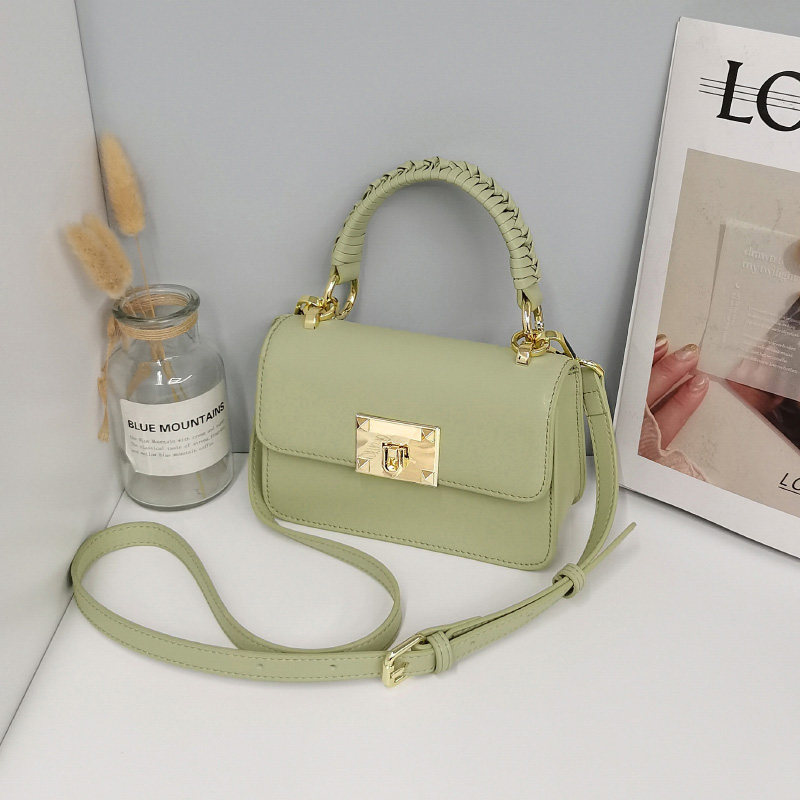 真皮斜挎包女小方包时尚迷你手机包高级感女士包包洋气单肩手拎包