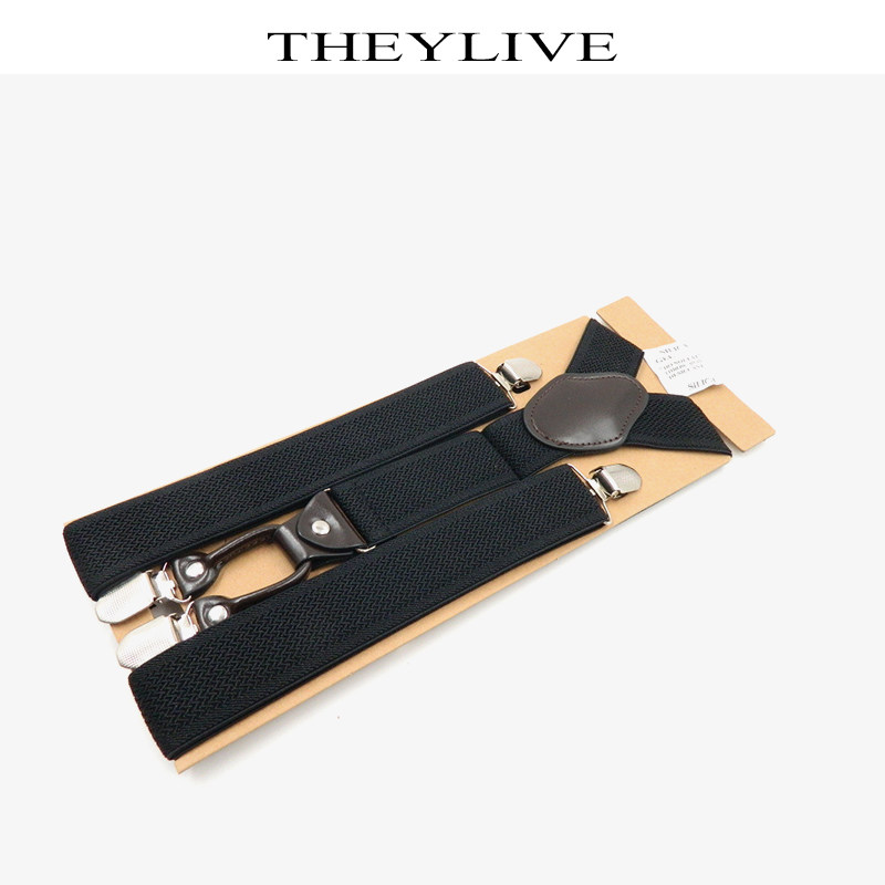 [New listing]man straps thickening Elastic formal wear Western-style trousers Braces 4 3.5cm wide 125cm longin the Accessories/Leather belt/Hat/Muffler , Belt/Leather belt/Yaolian  category - from Buy2taobao.com to provide professional Taobao agent buy service