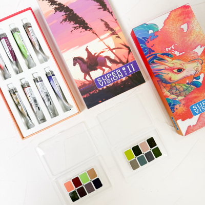 supervision视爵新分层8ml管状水彩颜料分装水彩套装