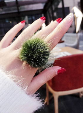 配饰韩国名媛风可调节戒指