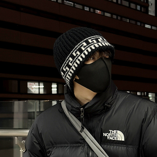 Jodhat网红针织帽女韩版冷帽百搭加厚护耳保暖大头围帽子毛线帽男