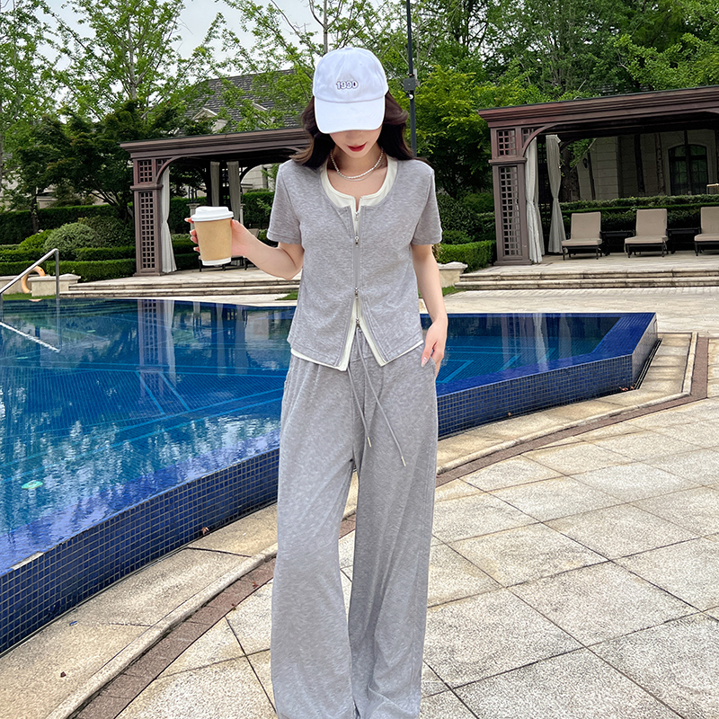 现货夏季短袖新款时尚套装女062档口2693两件套P125K188，女装套装/套裙，素依格格