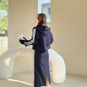 现货 秋季新款针织裙时尚套装女062档口T33款批 135 控189图片