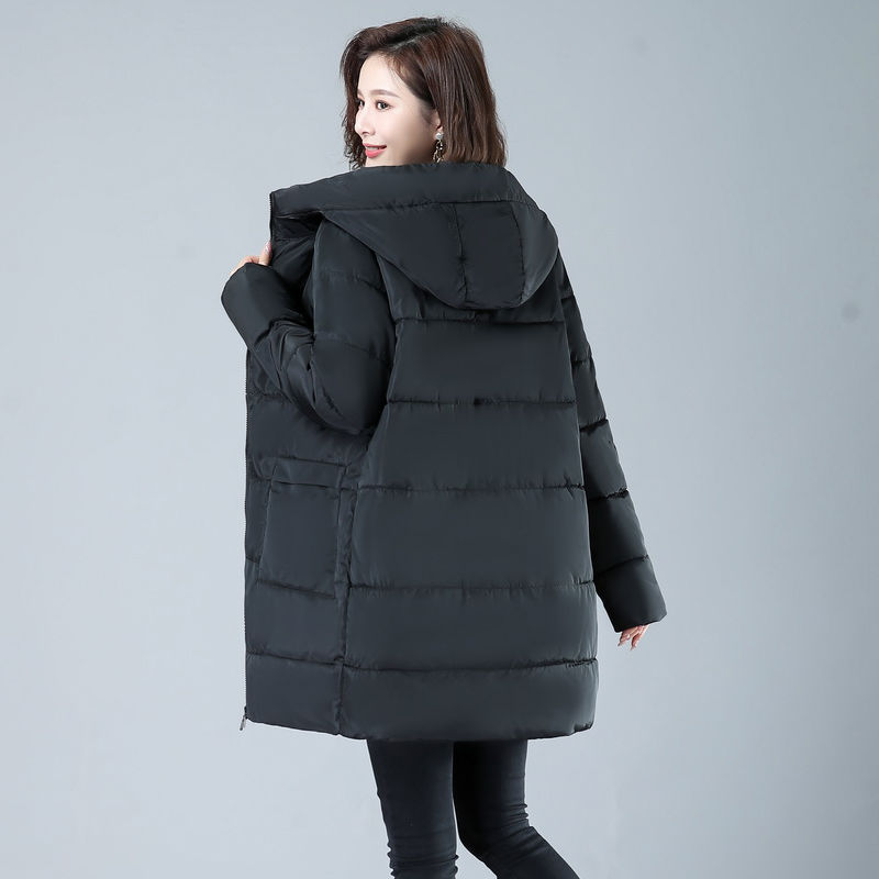 中老年女装加厚羽绒棉服
