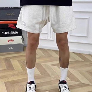 休闲短裤 宽松百搭跑步篮球卫裤 男女刺绣运动五分裤 夏季 情侣款 美式