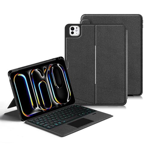 适用于iPad pro 13（2024）M4 可拆式蓝牙键盘保护套  智慧触控板