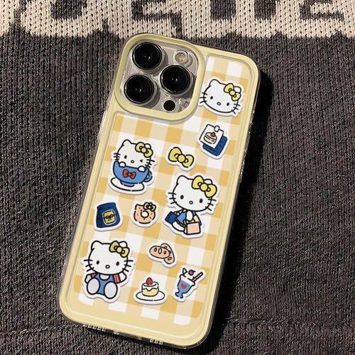 Hello Kitty卡通可爱手机壳iPhone透明软壳全包保护套适用苹果17promax/16/15/14plus/13/12mini/11/xr7/8/xs