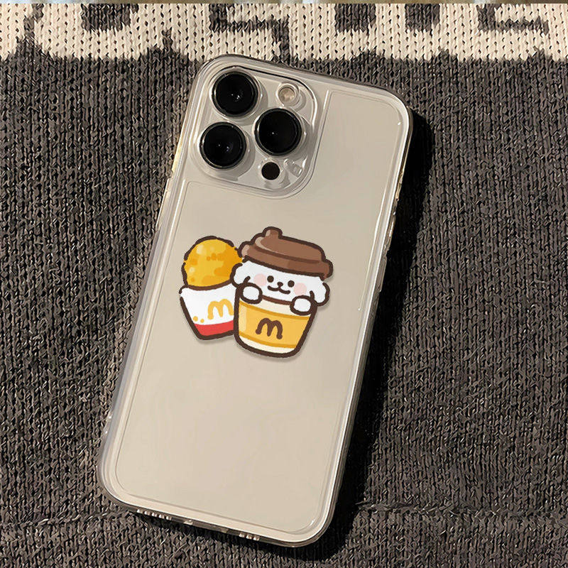 可爱卡通iPhone透明手机壳