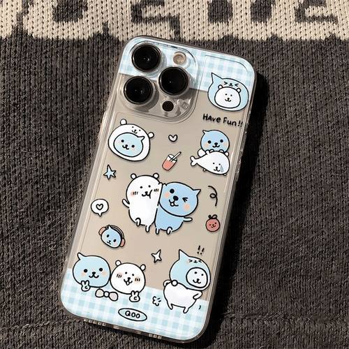 自嘲小熊适用iPhone17手机壳新款苹果16/15/14/13mini/12promax/11全包防摔xr/xs/max软壳6s/7/8plus保护套女