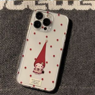 x外壳12pm软壳xr plus硅胶11少女款 红波KT猫适用苹果16手机壳iphone17新款 15promax套14pro镜头15全包13por