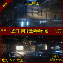 Kit Sci and Base Bash虚幻5UE5科幻未来空间站HDRI Spaceship