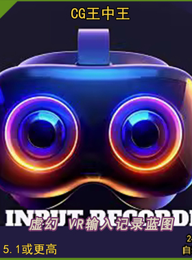 UE5虚幻5 VR Input Recorder VR输入记录仪蓝图模板