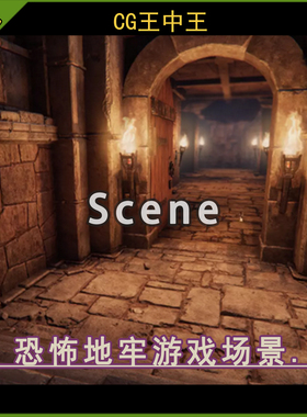 unity3d 2021.3.11+中世纪幻想矮人洞窟恐怖地牢地下城游戏场景