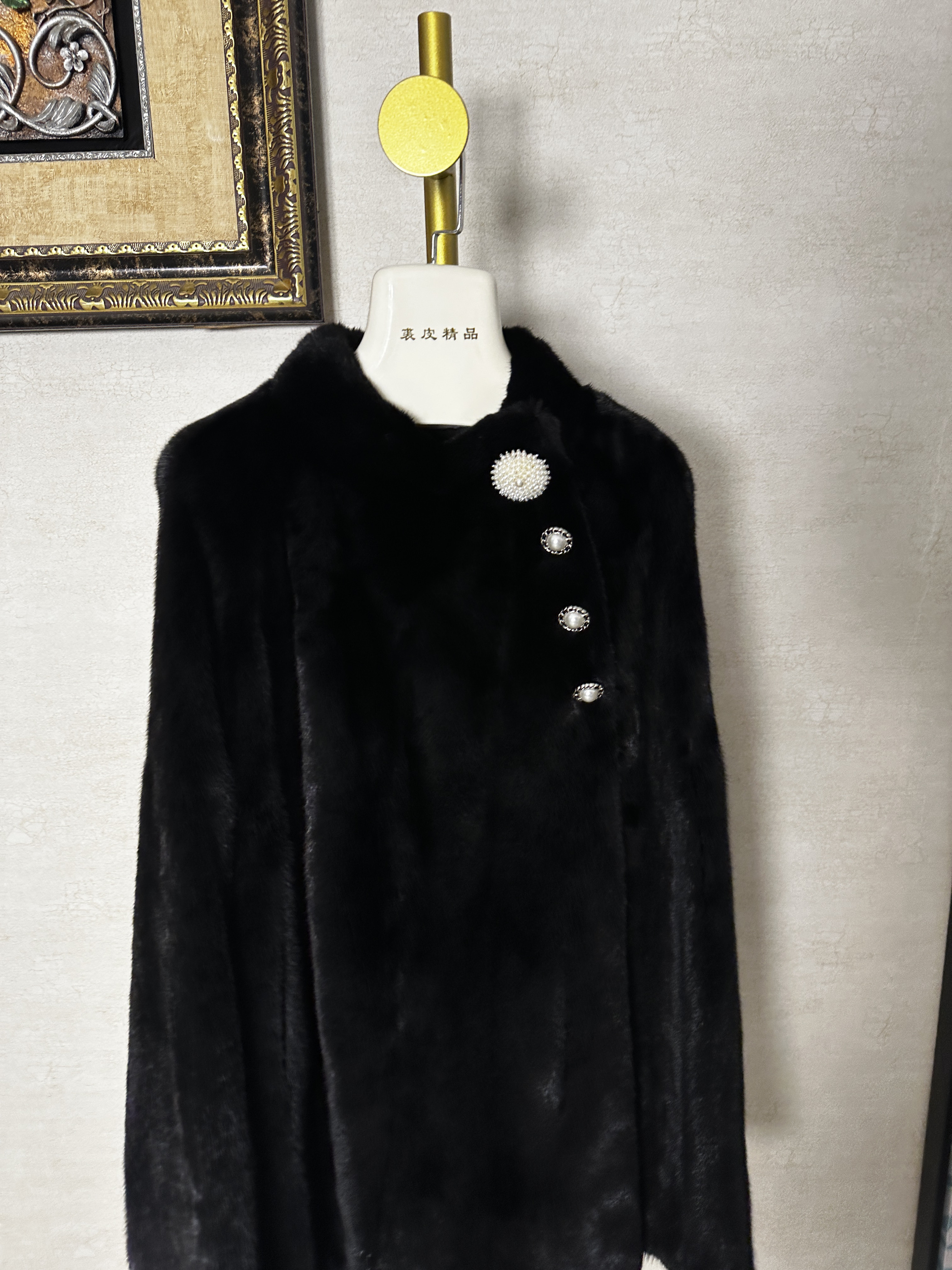 WWYUMO 2025新款进口斗篷皮草外套女短款年轻时尚百搭显瘦