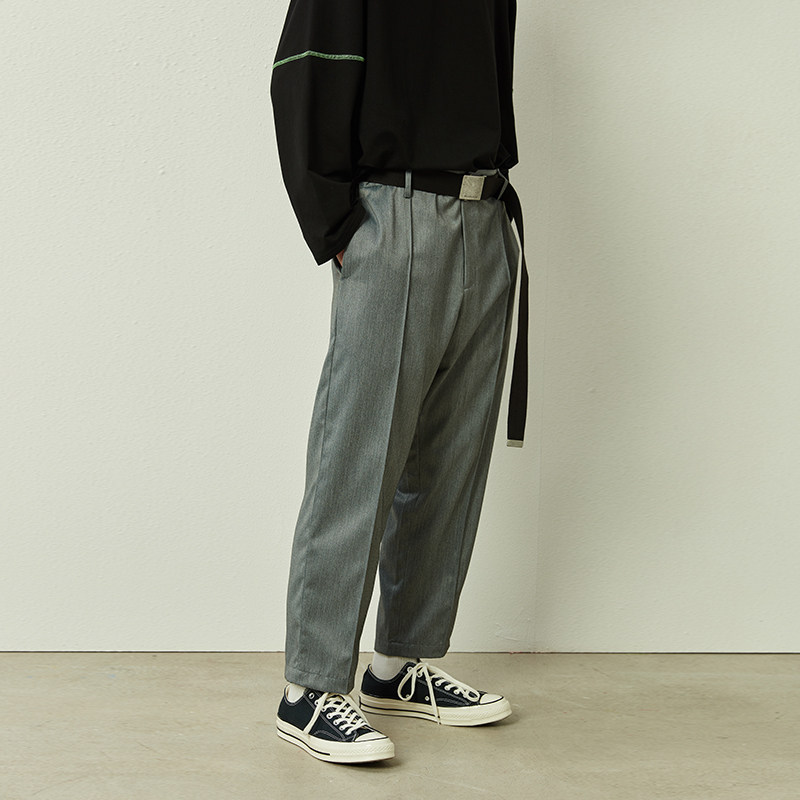 G OPICLOTH(OPIC)19SS MID-SEAM PANTS 中缝锥形九分西裤|ruв категории Мужская одежда, брюки - от Buy2taobao.com для оказания профессиональной услуги покупки агента Taobao