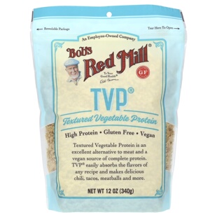 Bob's Red Mill TVP植物蛋白肉纯素食Textured Vegetable Protein