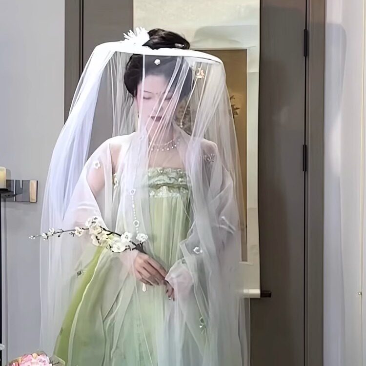 池之羽手作汉服帽子女款古风帷帽女唐帷帽长纱流苏仕女唯美斗diy