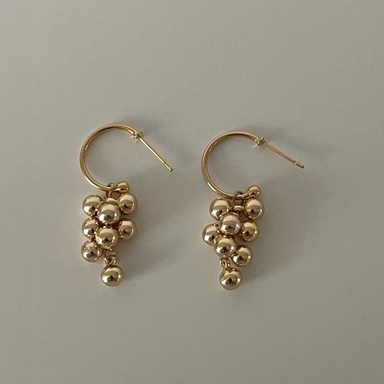 温柔葡萄春夏新品小众复古耳饰