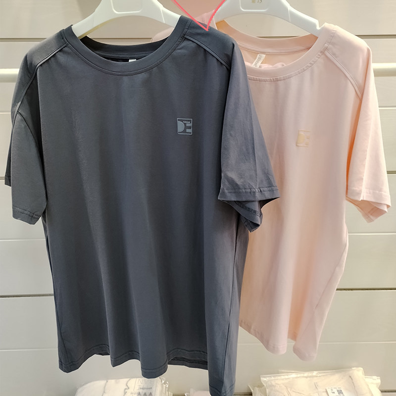 佳洁儿男21148女21932夏季情侣款短袖短裤纯色丝光纯棉套装