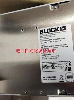 BLOCK PVFE 24/24-40断路器Montwill显示表M1-7VR4A.0001.770DD