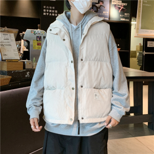港风新款灯芯绒马甲男 休闲帅气背心复古潮牌坎肩BF风外套M03-P48图片