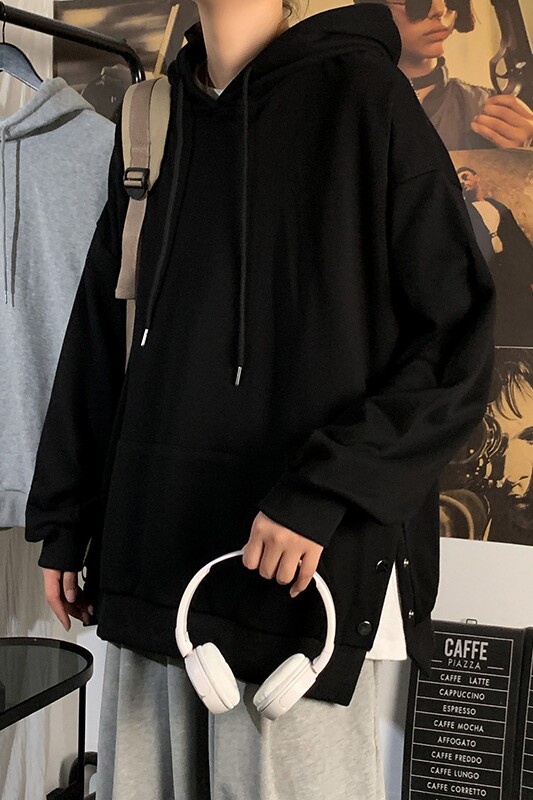港风秋季外穿连帽卫衣男宽松内搭休闲上衣WY705-P40,男装卫衣,电商D202