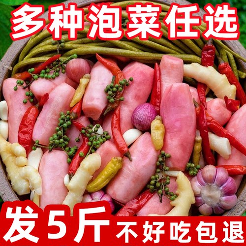 正宗四川泡菜泡姜泡萝卜泡豇豆泡辣椒泡椒酸菜正宗老坛袋装特产