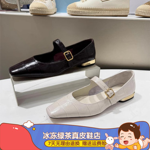 浅口单鞋 2025年新季 平底鞋 Annie安妮复古玛丽珍鞋 女EWV08CQ5 秋款