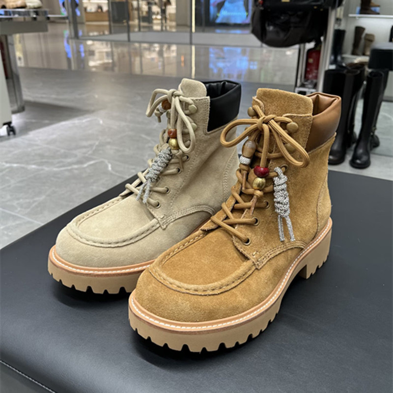 2025年秋冬季新款沙漠旅人复古马丁靴工装靴时装鞋女短靴EIS01DD5