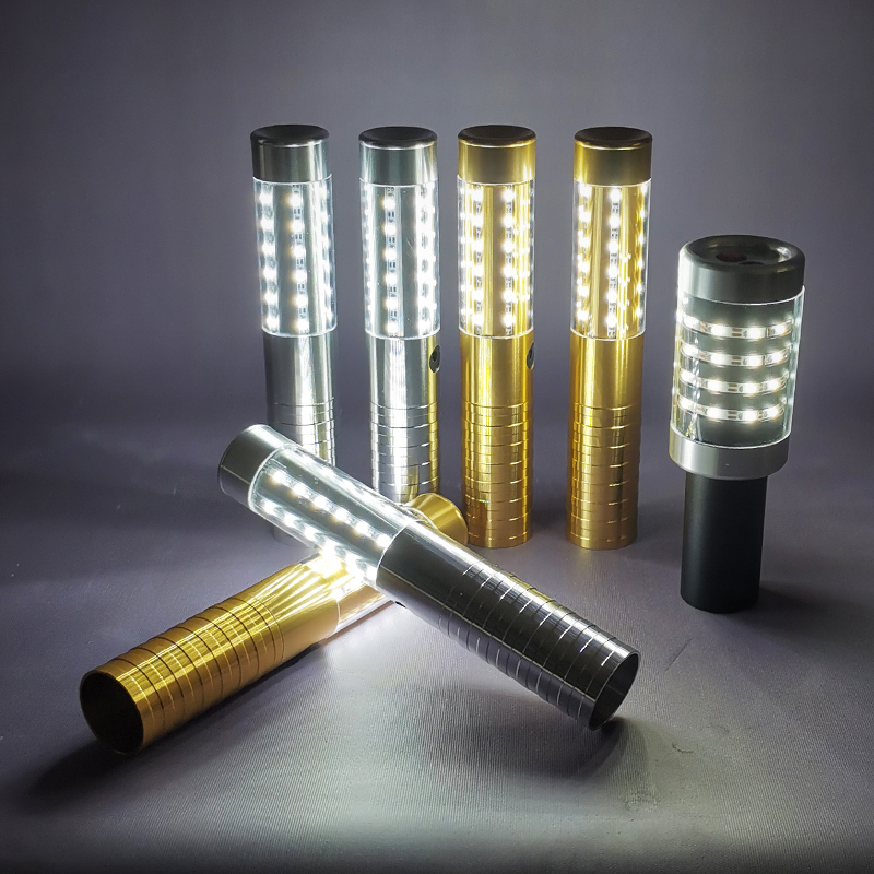 满天星激光爆闪加长铝合金闪光棒