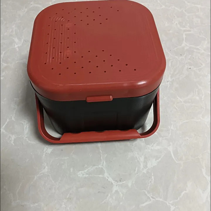 透气装养蚯蚓盒子红虫盒青虫盒面包虫活饵盒 钓鱼渔具用品