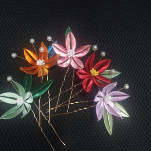 洛城古都 缠花成品手工制作古风汉服配饰发饰五一活动福利款 包邮