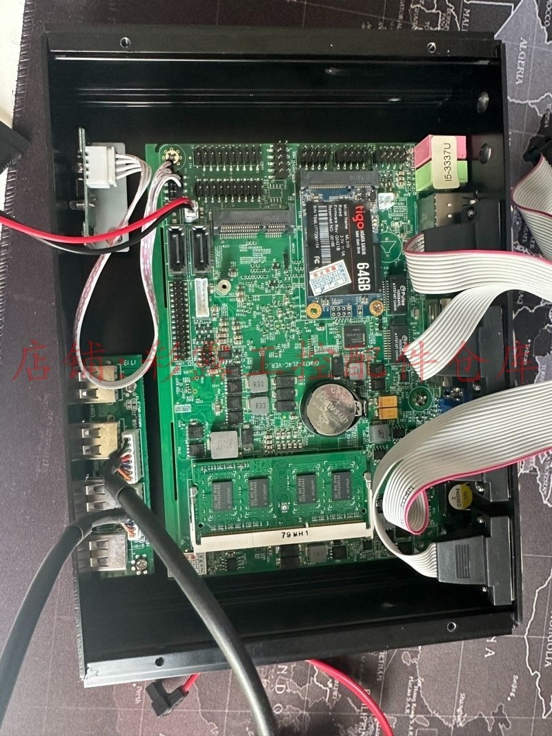 占美双千兆工控机 i5 3337u 4个usb20  4个usb30 4个串口1个vga口