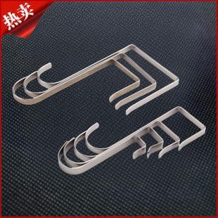 防水不锈钢方管方通挂钩卡勾阳台卧室厨房浴室护栏置物架卡扣挂钩