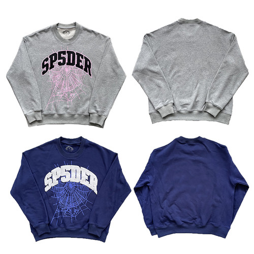 Sp5der 555555 OG Web Hoodies pants 经典蜘蛛网男女圆领卫衣