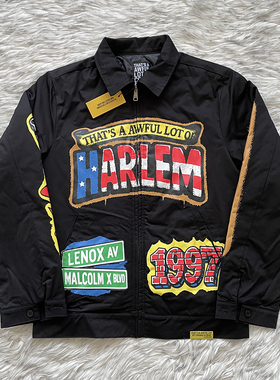 That's A Awful Lot of Cough Syrup 潮流美式印花翻领夹克外套