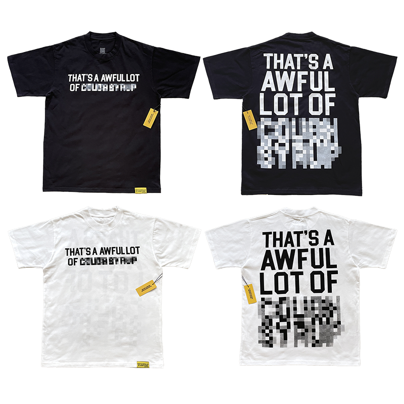 That's A Awful Lot Of Cough Syrup 马赛克印花纯棉短袖T恤