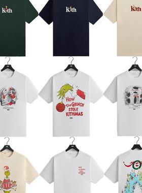 Kith 格林系列Grin-ch Serif 可爱卡通印花T恤