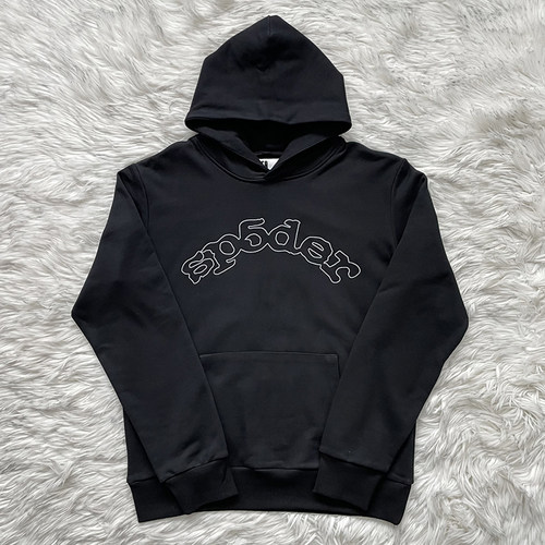 Sp5der 555555 Hoodies  字母刺绣款男女休闲连帽卫衣