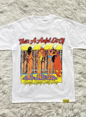 That's A Awful Lot Of Cough Syrup海滩插画短袖T恤