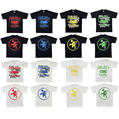 Travis Scott Project Capri Emergency Tee 男女款纯棉短袖T恤