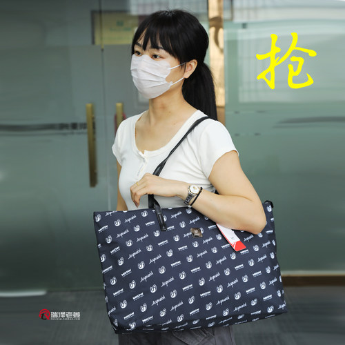 猫人正品时尚托特包大容量通勤手提包 休闲购物单肩挎包 轻便防水