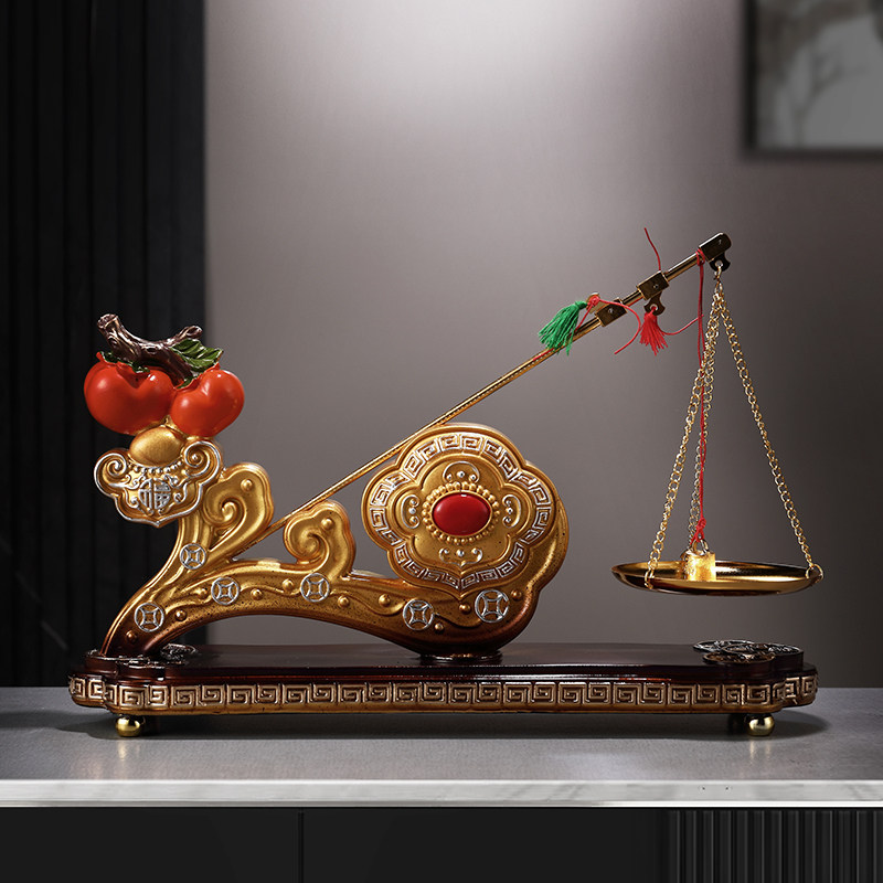 创意称心如意高颜值摆件 新中式入户玄关家居客厅电视柜装饰品