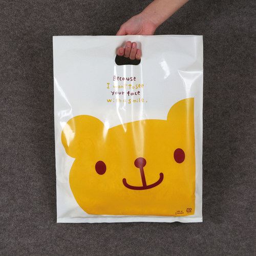 现货包邮可爱小熊加厚夏装包装袋