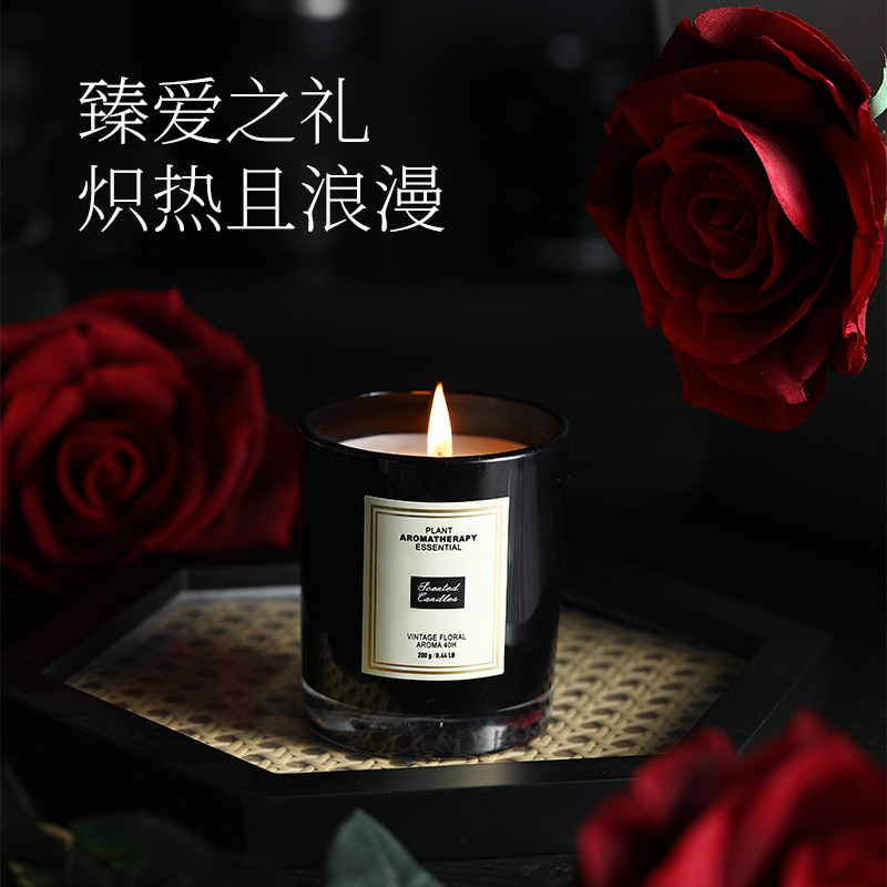 雅风200g新婚生日情人节伴手礼大豆蜡创意家居摆件礼物香薰蜡烛
