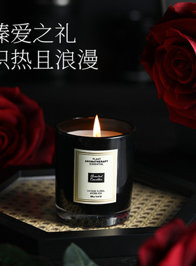 雅风200g新婚生日情人节伴手礼大豆蜡创意家居摆件礼物香薰蜡烛