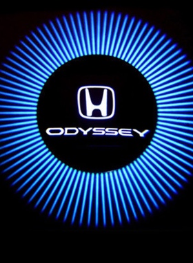 09-24款奥德赛车门迎宾灯LED改装 08-15-21款奥德赛镭射灯氛围灯