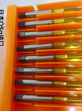 7/16-20UNF-2B美制丝攻日本OSG二手进口螺尖通孔镀钛机用丝锥超硬