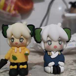 新款罗小黑手办系列萌粒盲盒可爱公仔摆件潮玩手办女生日礼物